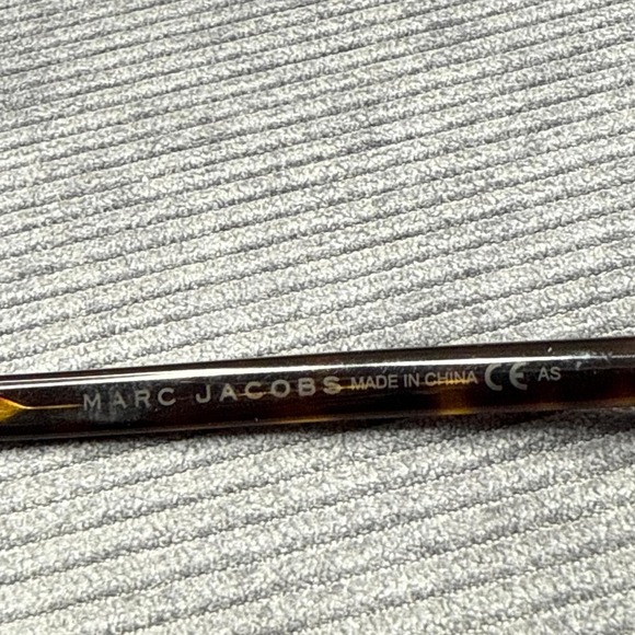 Marc Jacobs MARC 72 086 140  Havana Tortoise Rectangular Y2k Eyeglasses Frames - Picture 5 of 15